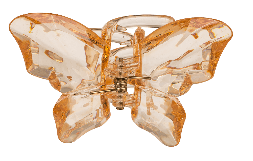 Acrylic hair claw, Butterfly,