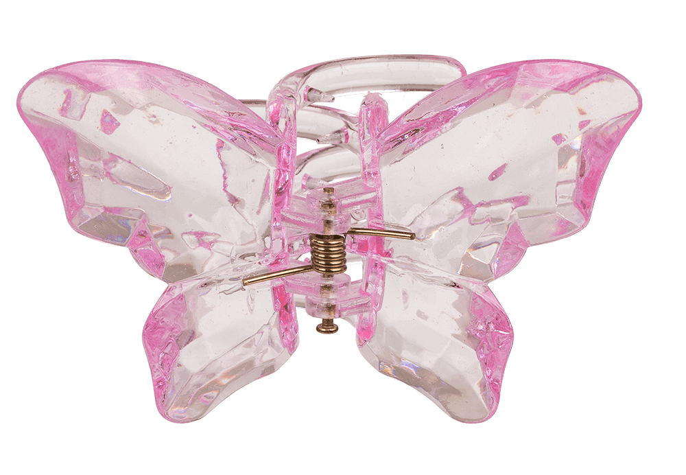 Acrylic hair claw, Butterfly,