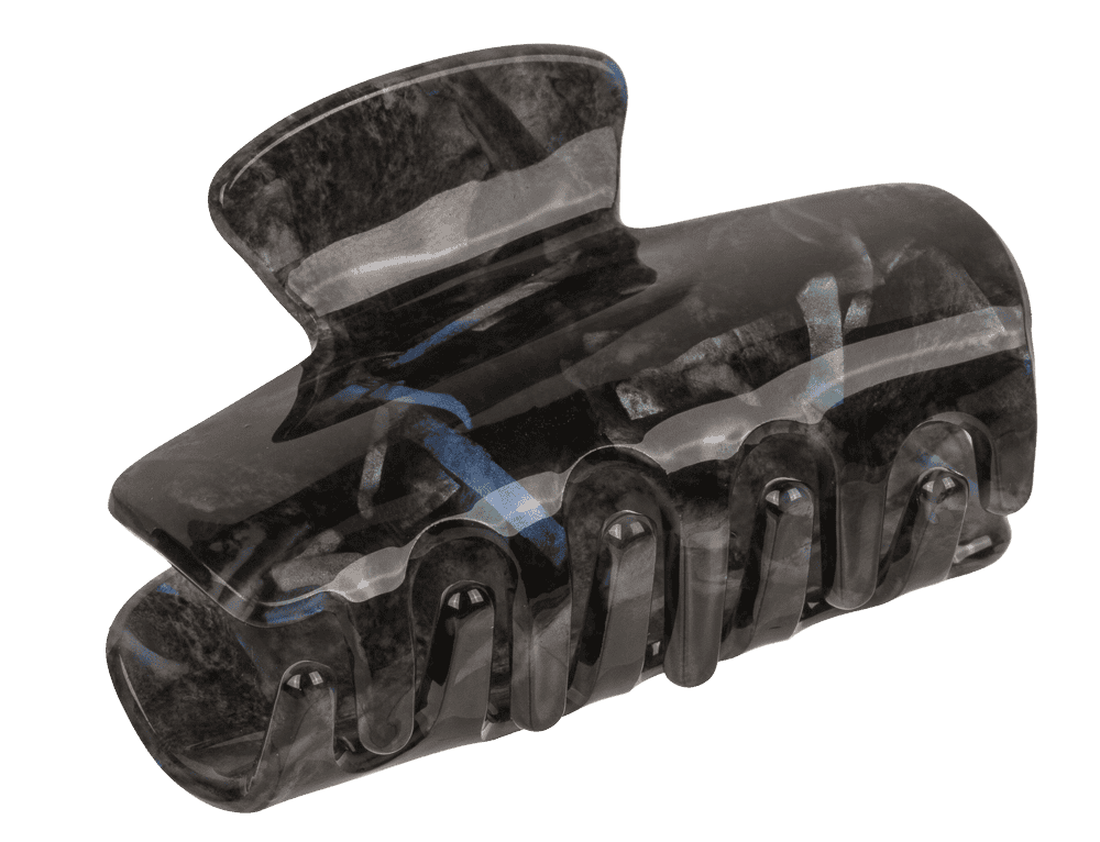 Acrylic hair claw, round, 6 cm,