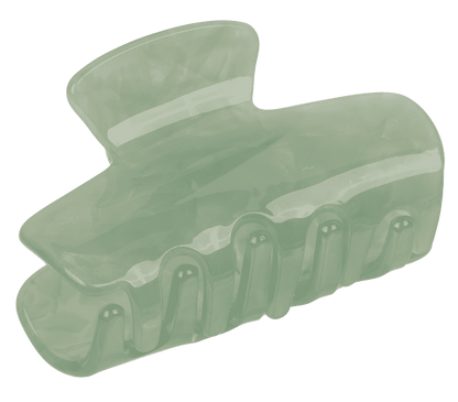 Acrylic hair claw, round, 6 cm,