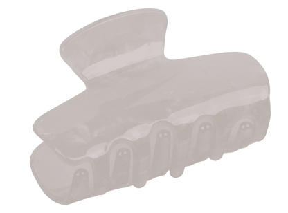 Acrylic hair claw, round, 6 cm,