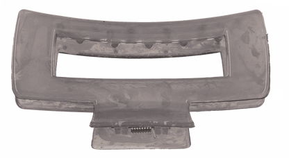 Hair claw, angular, Marble,