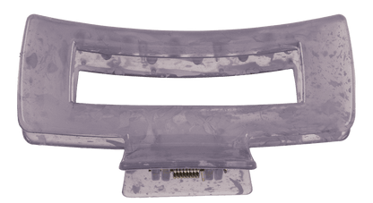 Hair claw, angular, Marble,