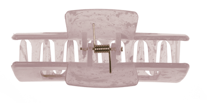 Hair claw, angular, Marble,