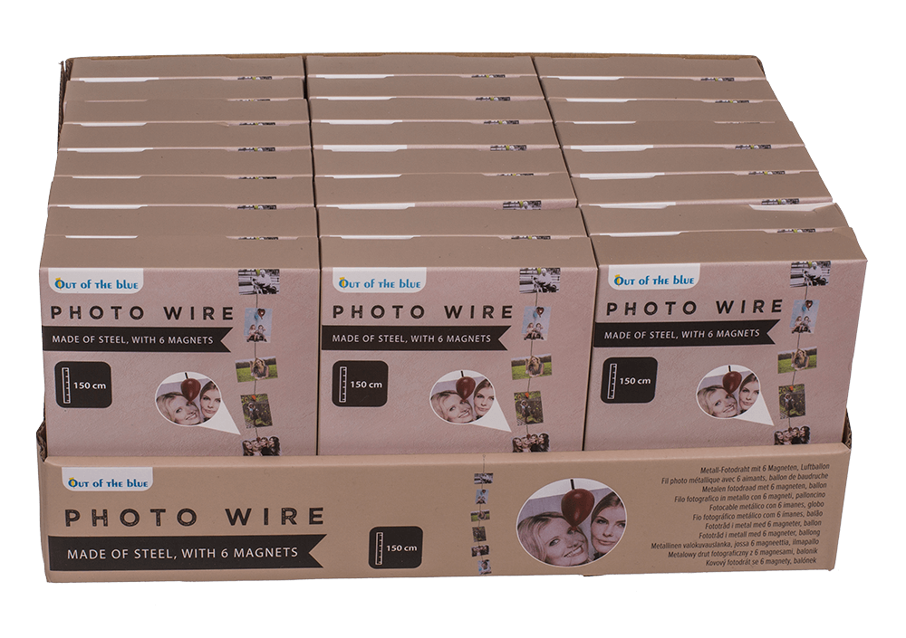 Photo steel wire with 6 magnets , Balloon,