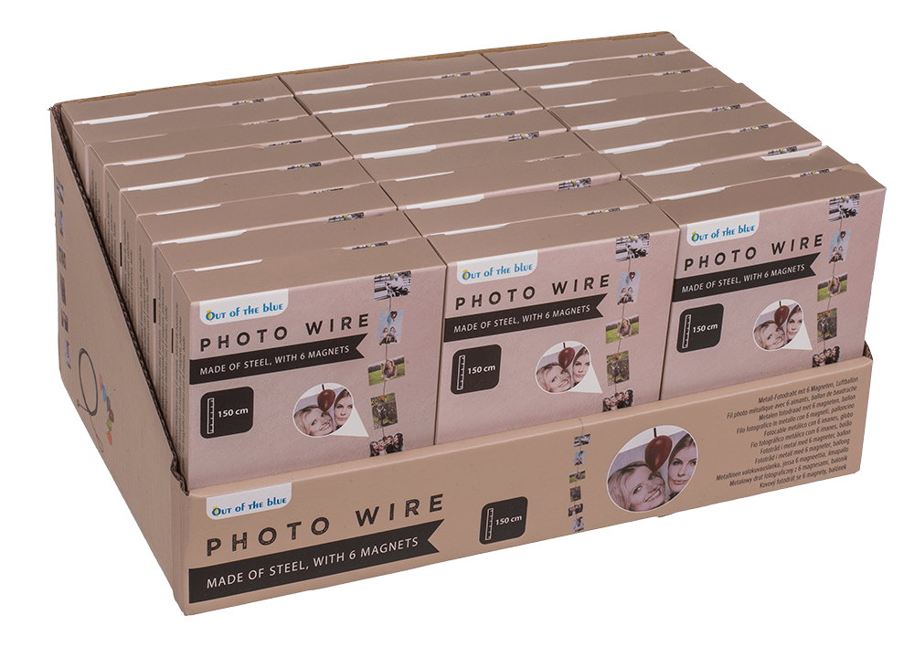 Photo steel wire with 6 magnets , Balloon,