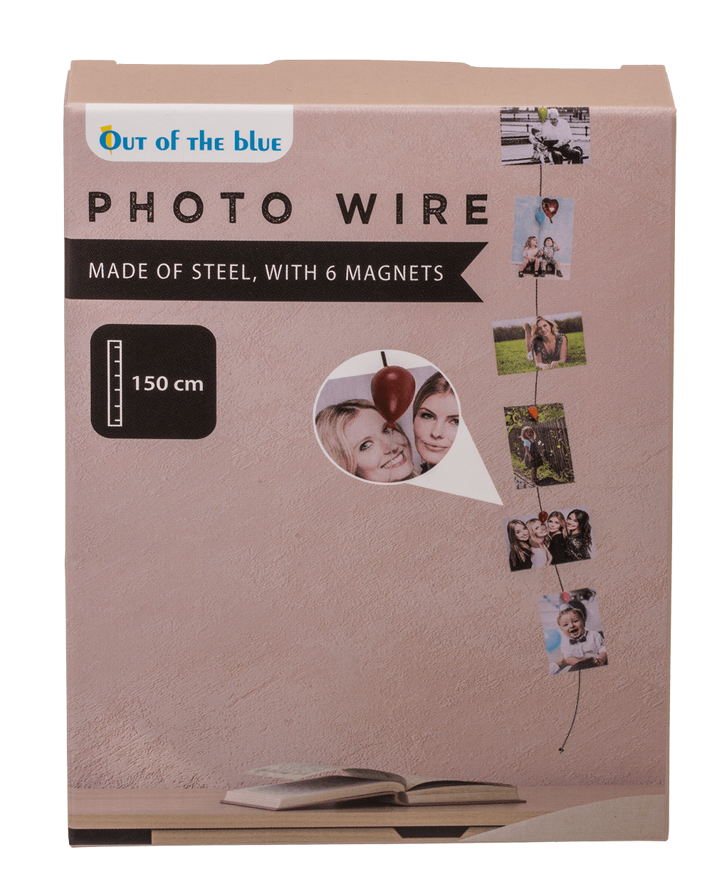 Photo steel wire with 6 magnets , Balloon,