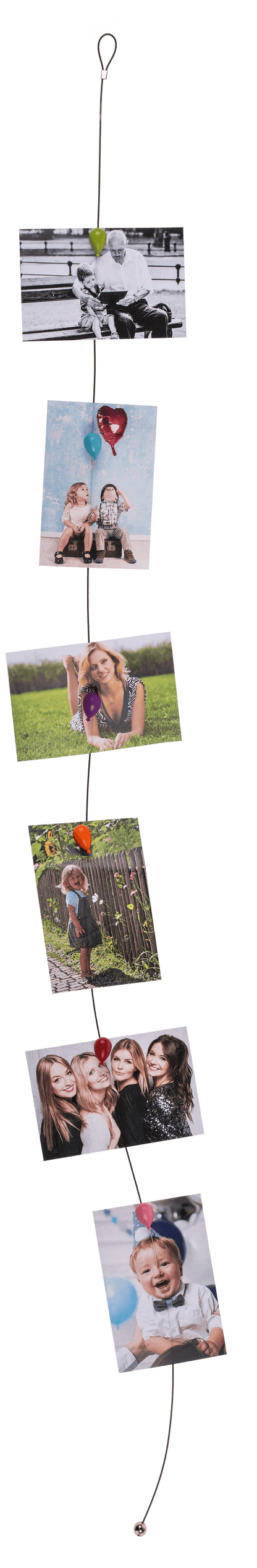 Photo steel wire with 6 magnets , Balloon,