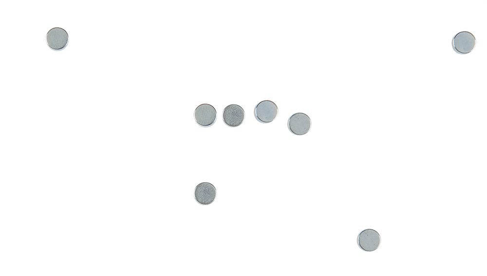 Photo steel wire with 12 magnets ,