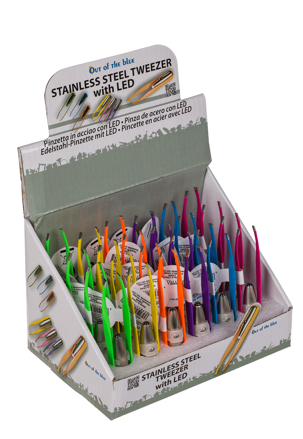 Stainless steel tweezer, Colours,