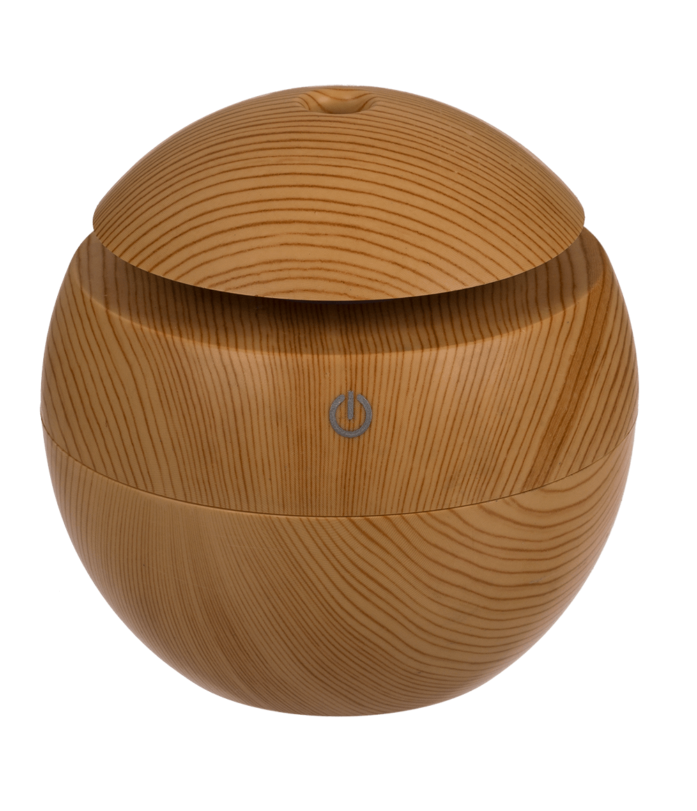Mini humidifier/oil diffuser, Wooden Optic,
