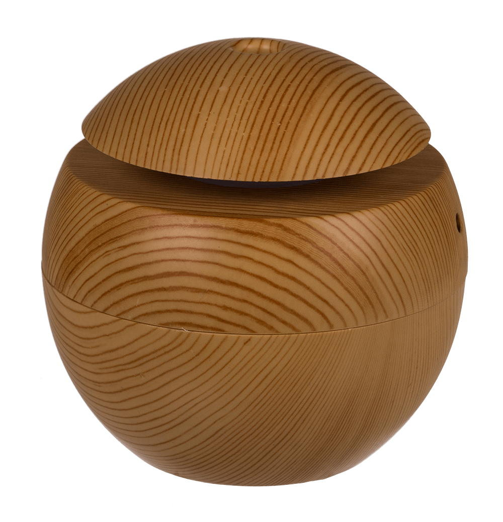 Mini humidifier/oil diffuser, Wooden Optic,