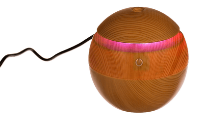 Mini humidifier/oil diffuser, Wooden Optic,
