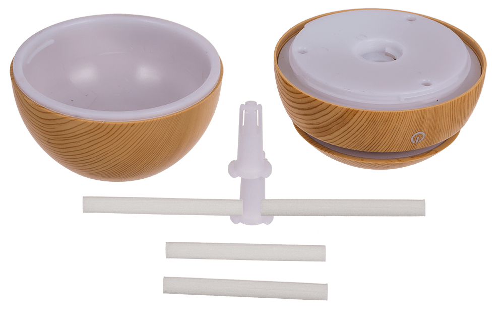 Mini humidifier/oil diffuser, Wooden Optic,