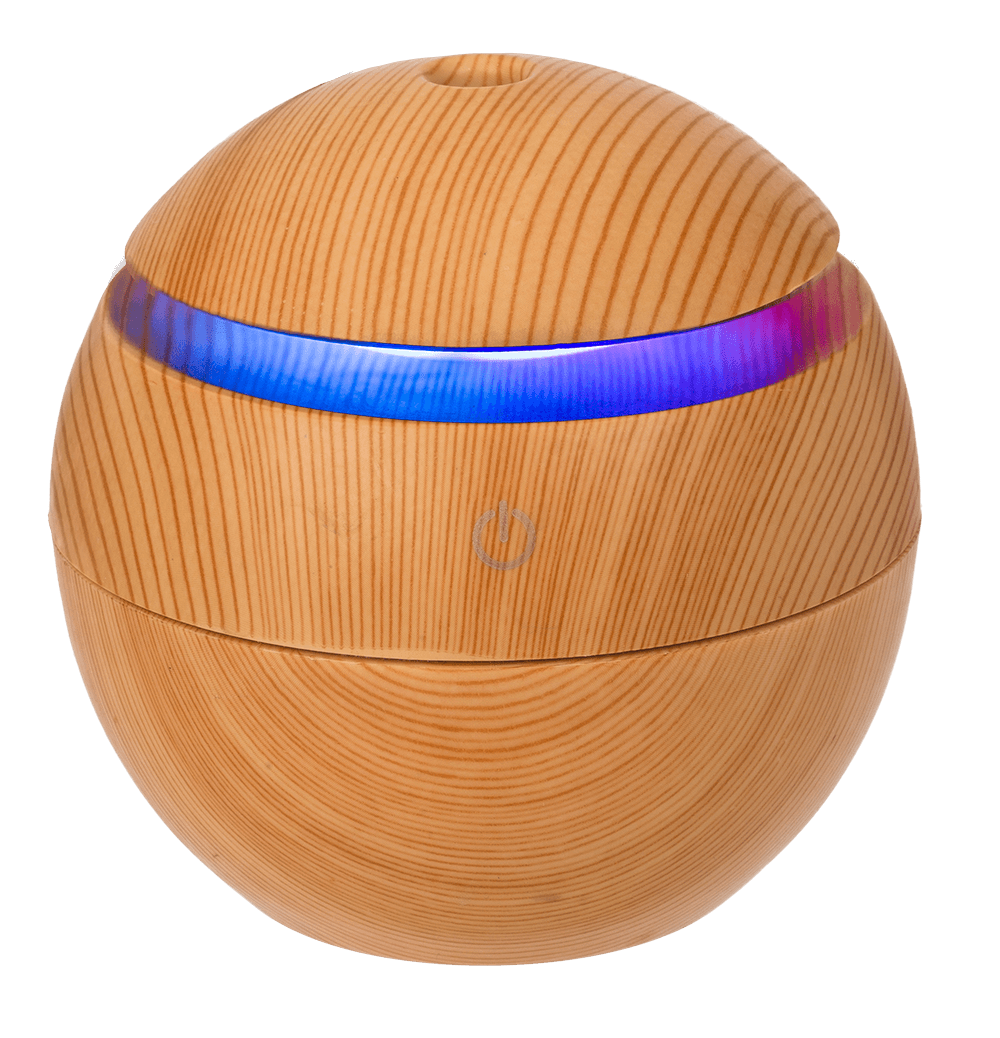 Mini humidifier/oil diffuser, Wooden Optic,