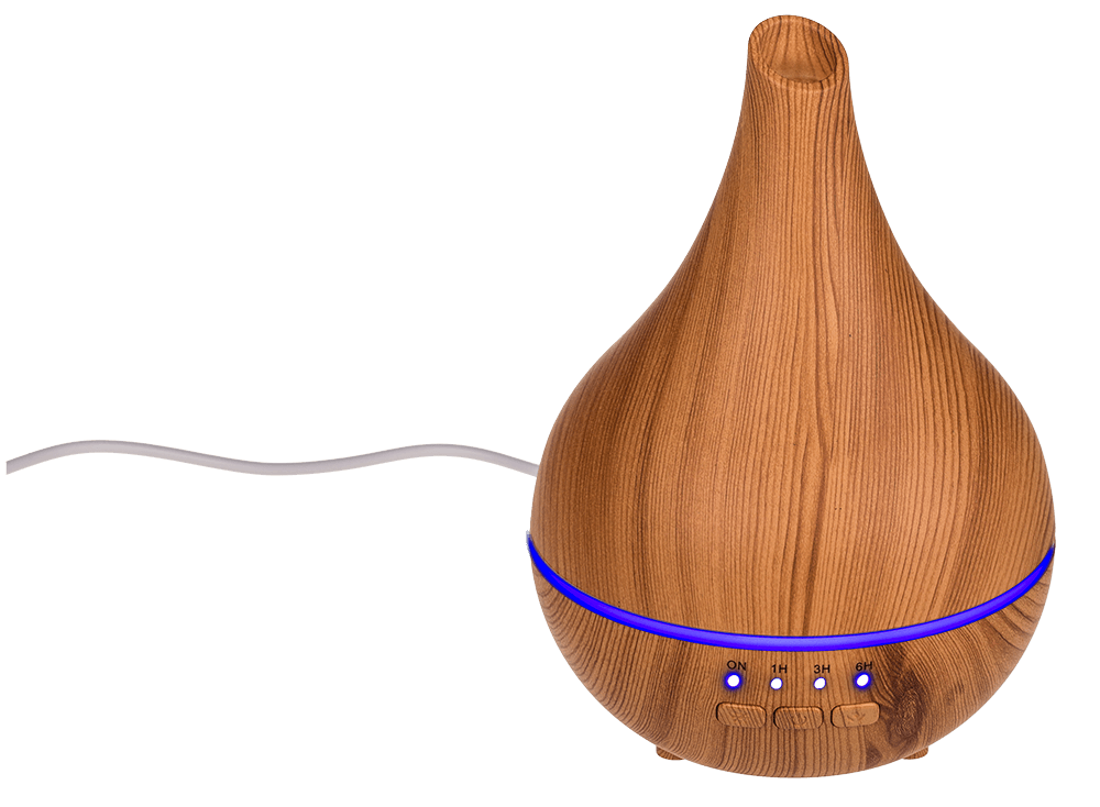 Humidifier/oil diffuser, Wooden Optic II,