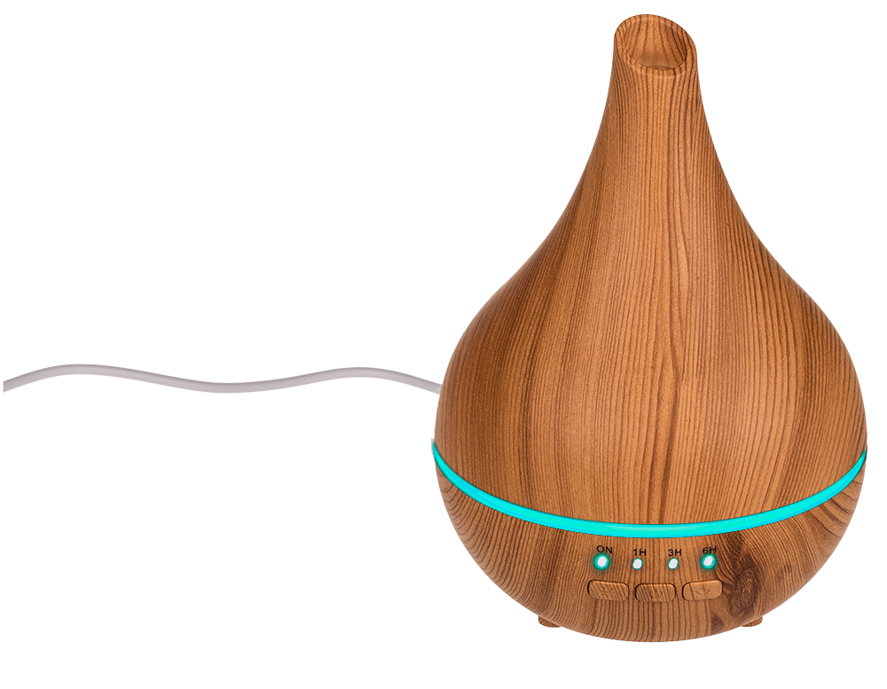 Humidifier/oil diffuser, Wooden Optic II,