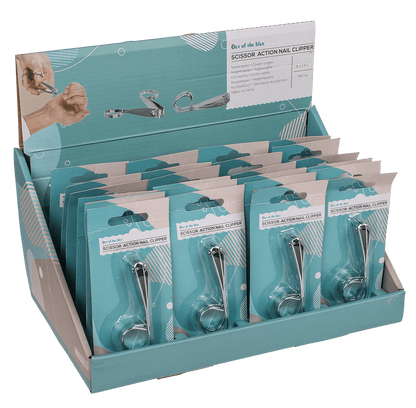 Scissor Action Nail Clippers, approx. 8 x 1,4 cm,