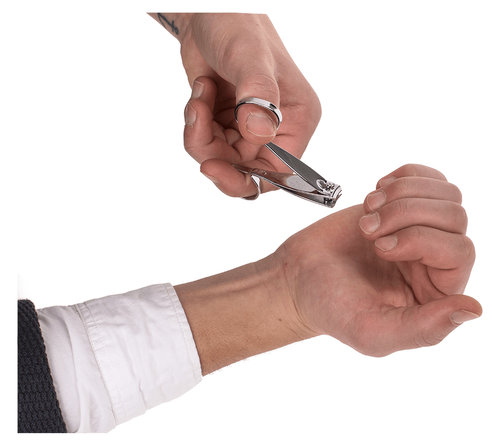 Scissor Action Nail Clippers, approx. 8 x 1,4 cm,