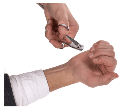 Scissor Action Nail Clippers, approx. 8 x 1,4 cm,