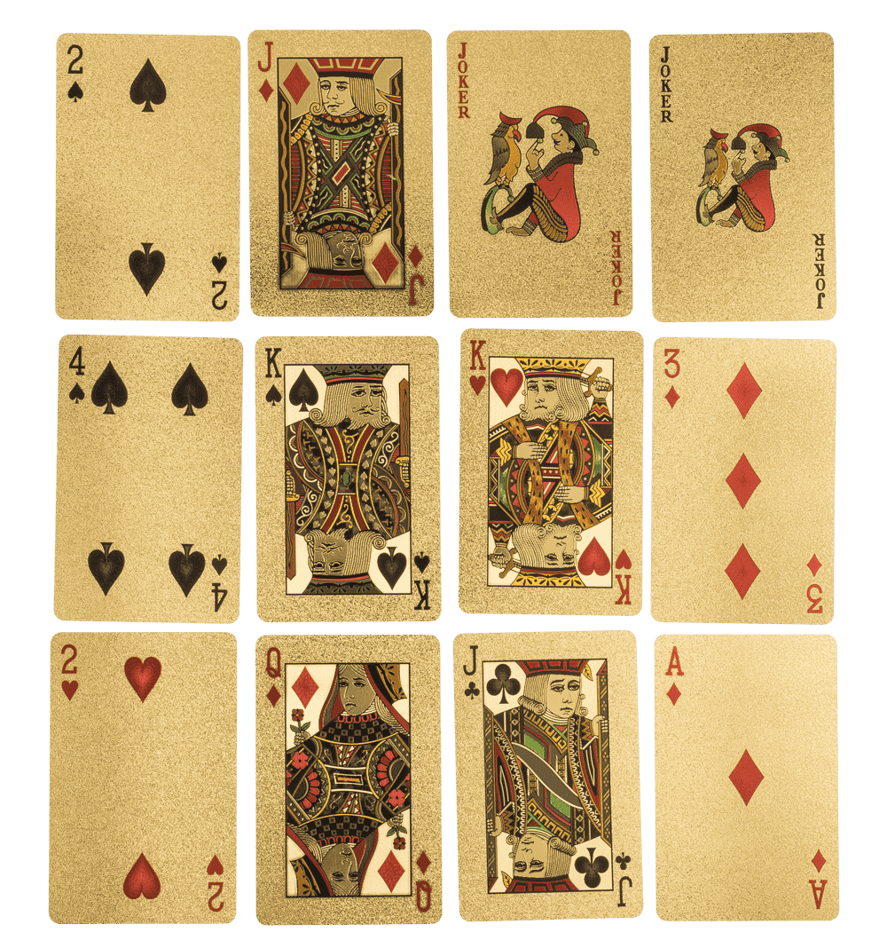 Deluxe Playing cards, approx. 5,7 x 8,7 cm,