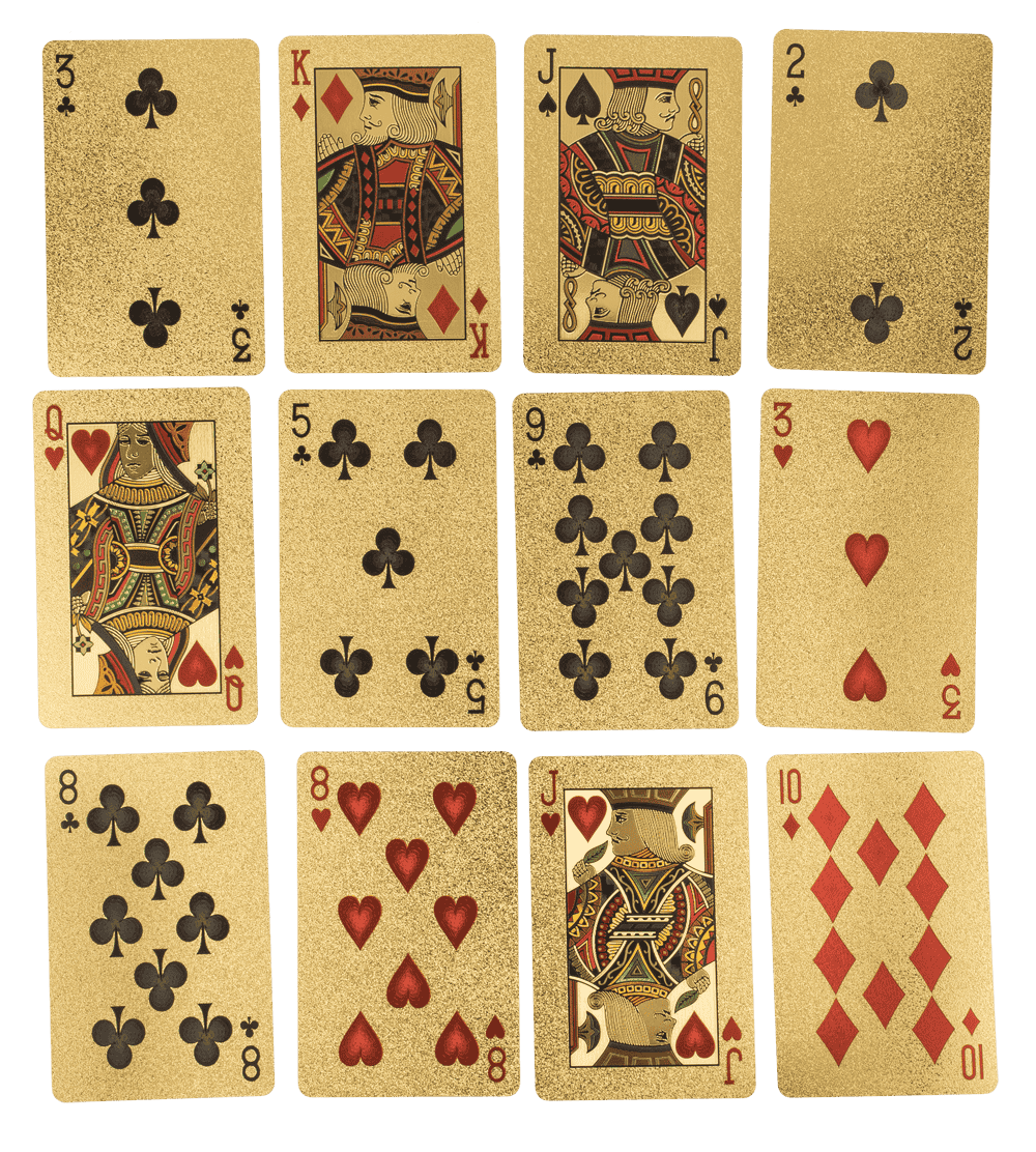 Deluxe Playing cards, approx. 5,7 x 8,7 cm,