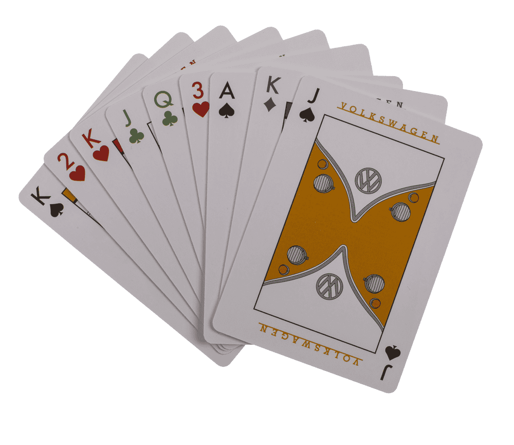 Playing cards, VW,