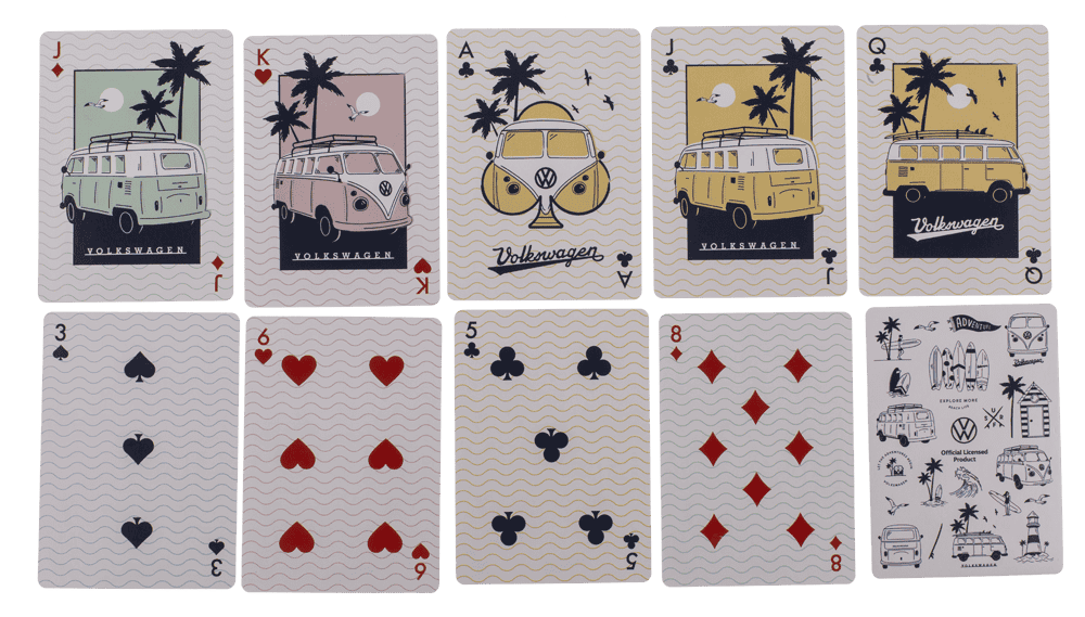 Playing cards, VW,