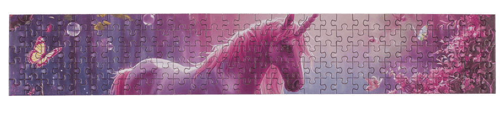 Mini-Puzzle, Unicorn, 150 pcs.,