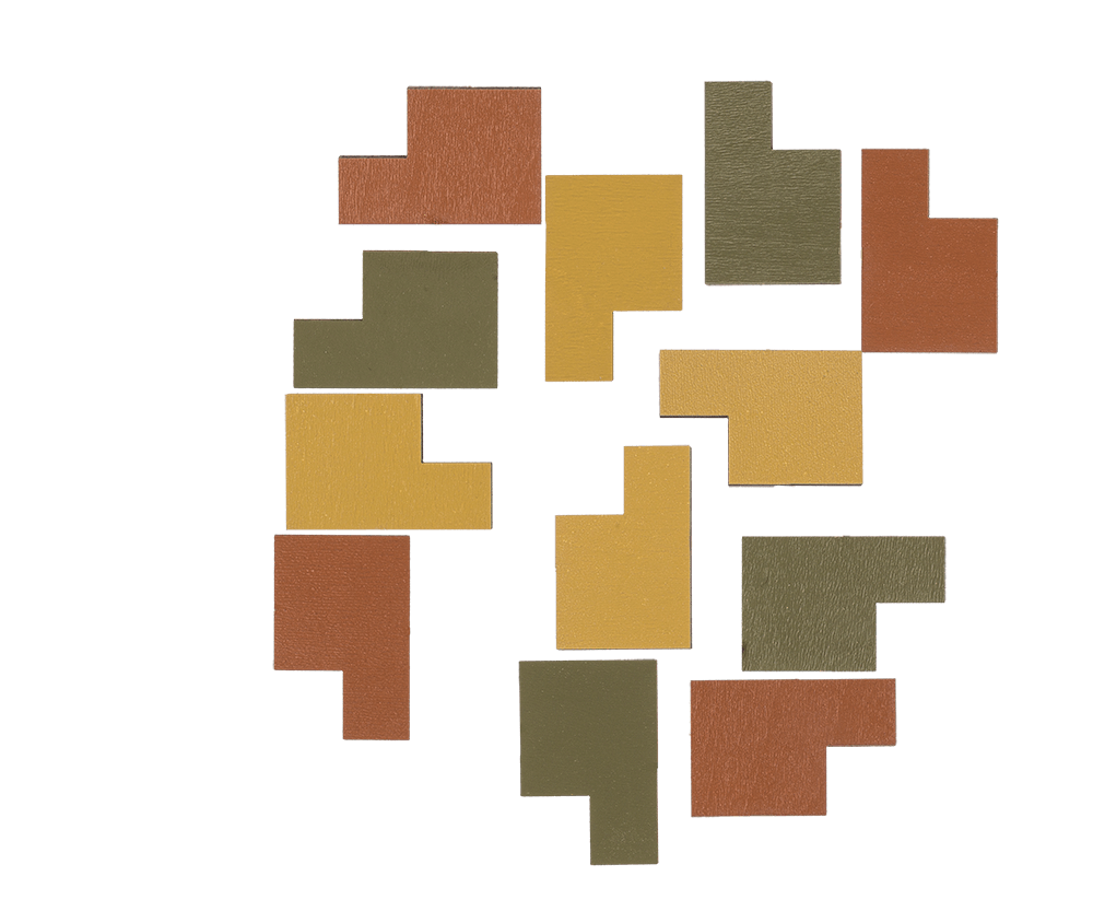 Wooden Puzzle, 8 ass.,