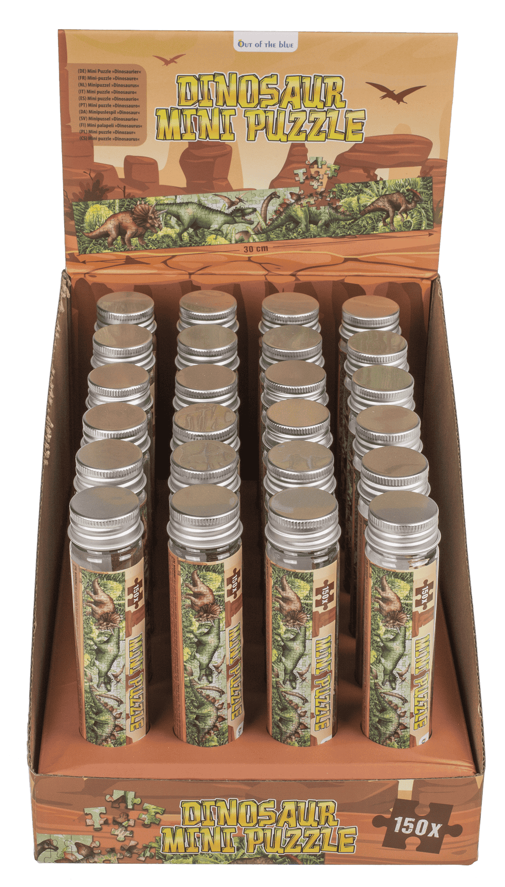 Mini-Puzzle, Dinosaur, 150 pcs.,
