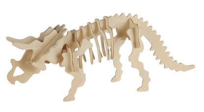 Natural Wooden 3D Puzzle, Dinosaur Skeleton I,