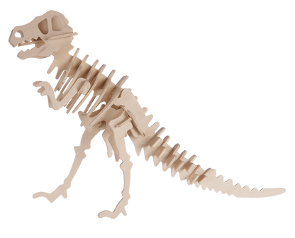 Natural Wooden 3D Puzzle, Dinosaur Skeleton I,