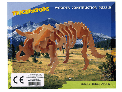 Natural Wooden 3D Puzzle, Dinosaur Skeleton I,