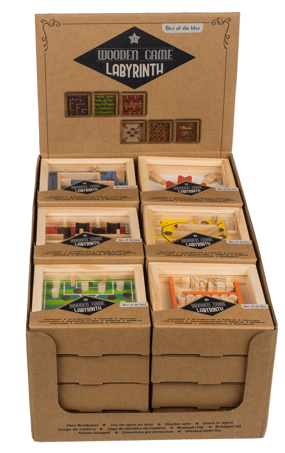 Wooden game of skill, Labyrinth,