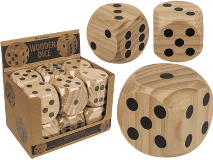 Wooden dice,