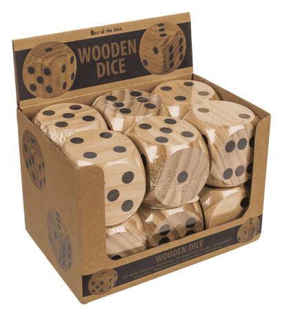 Wooden dice,