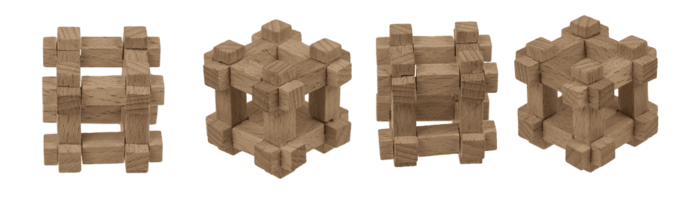 3D Wooden match box puzzle,