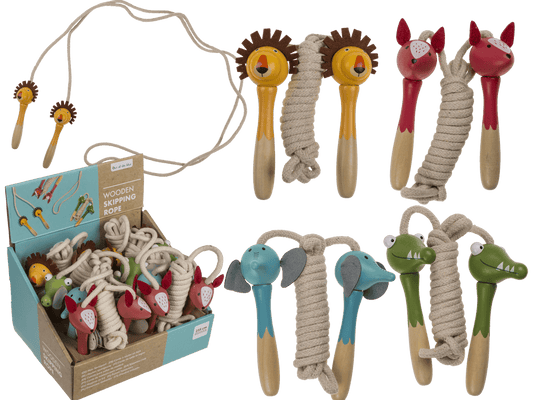 Wooden skipping rope, animal
