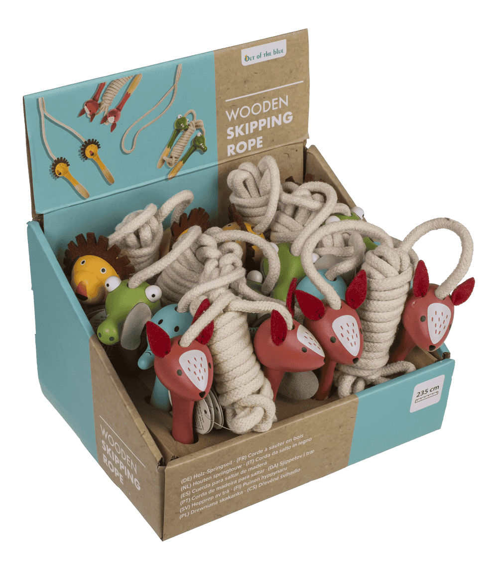 Wooden skipping rope, animal