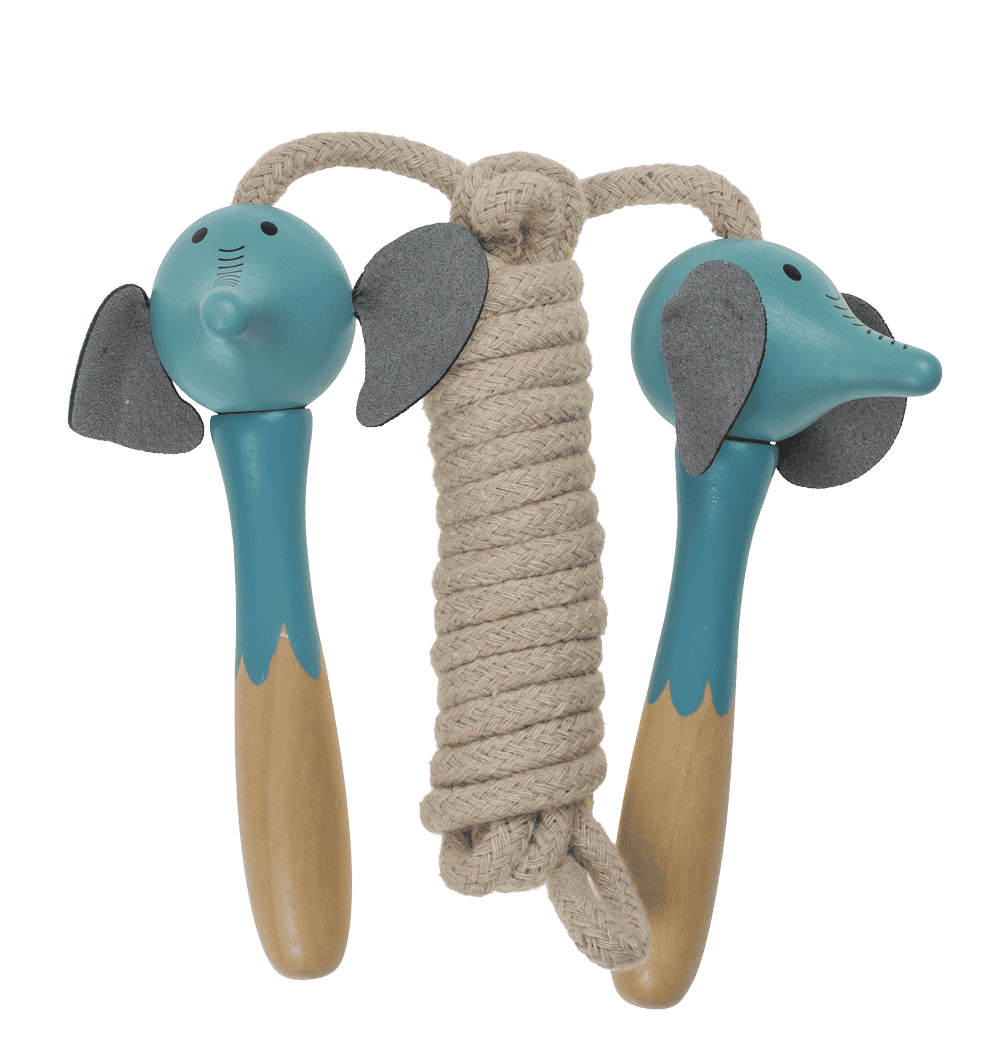 Wooden skipping rope, animal