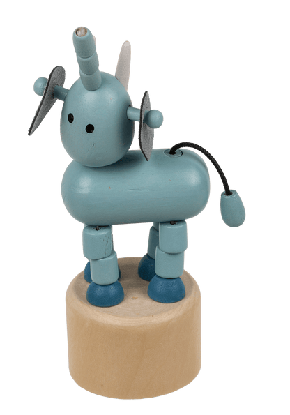 Wooden pushing puppet, animal