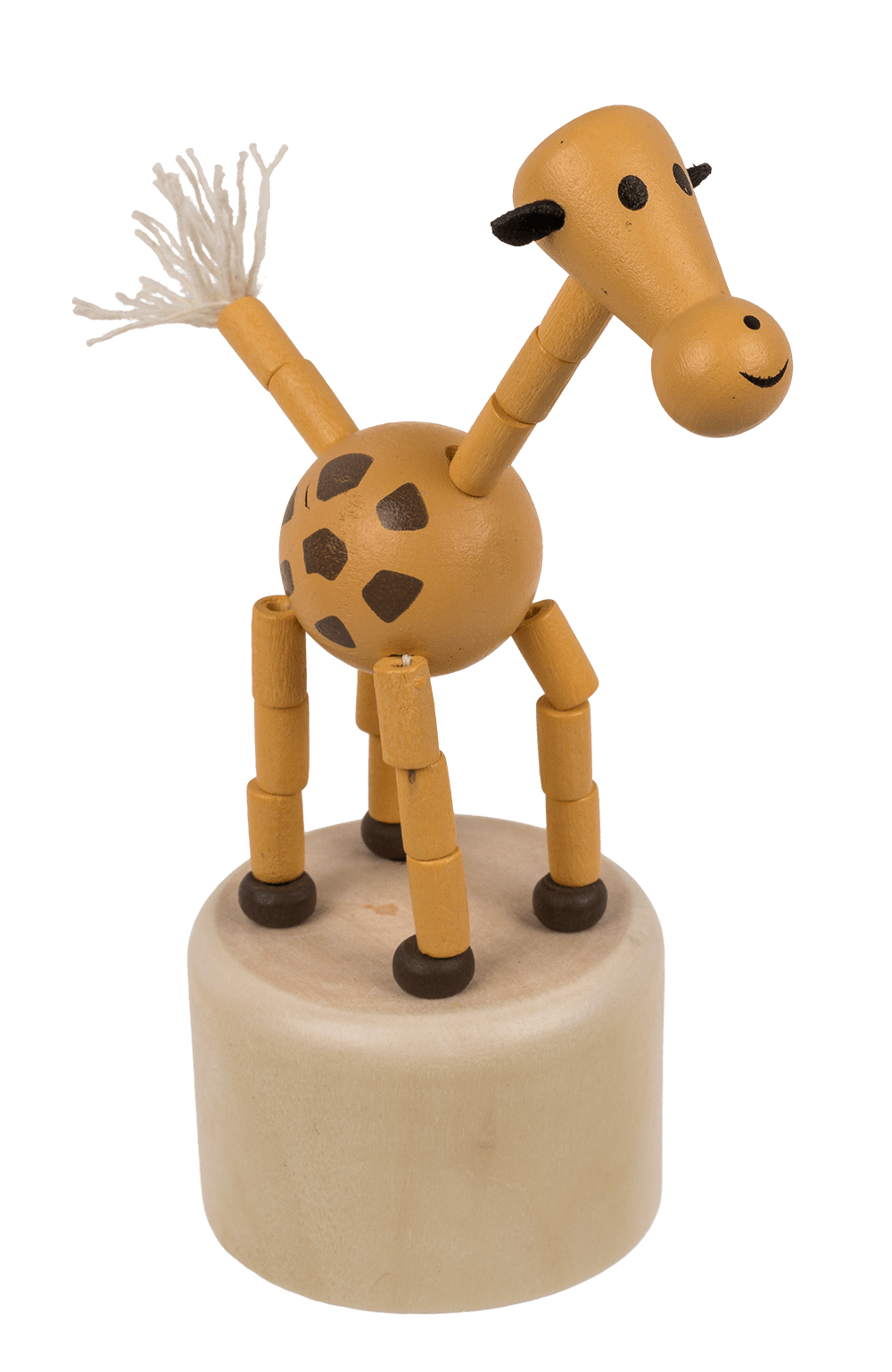 Wooden pushing puppet, animal