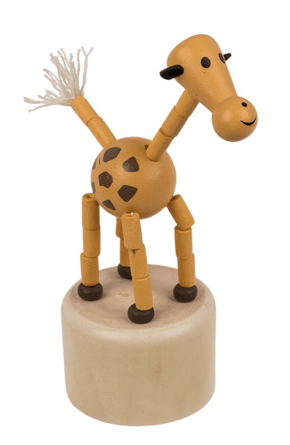 Wooden pushing puppet, animal