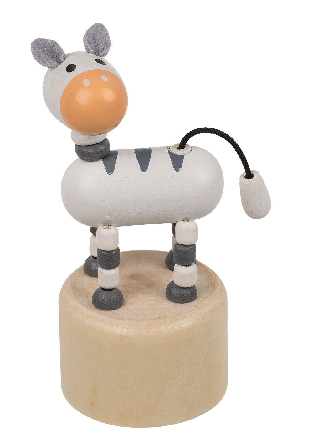 Wooden pushing puppet, animal