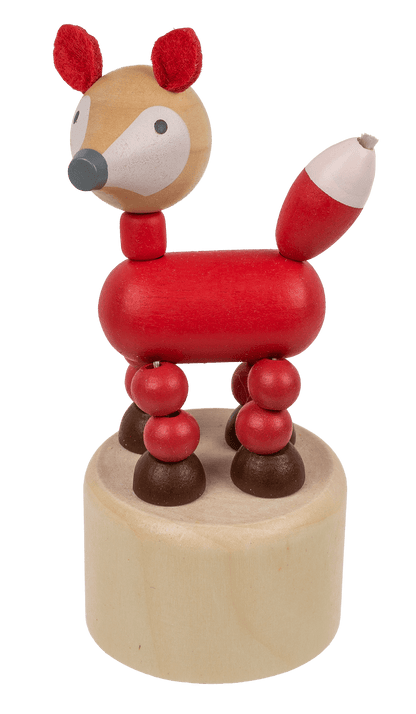 Wooden pushing puppet, animal