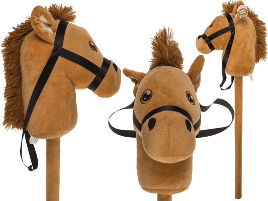 Hobby Horse, Brown Horse, 75 cm,