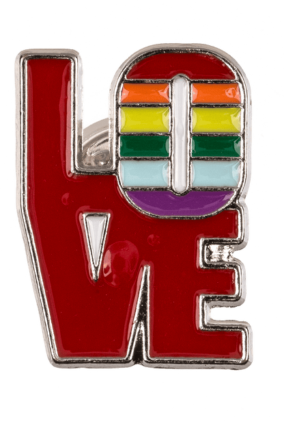 Metal pin, pride, ca. 3 cm, 8-assorted,