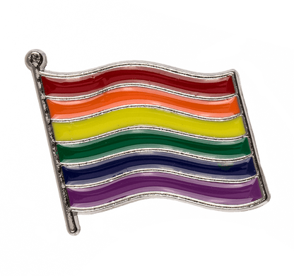 Metal pin, pride, ca. 3 cm, 8-assorted,