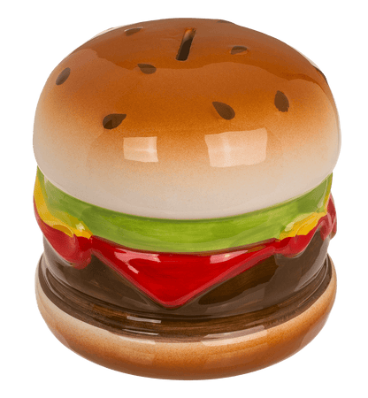 Savings bank with lock, Hamburger,